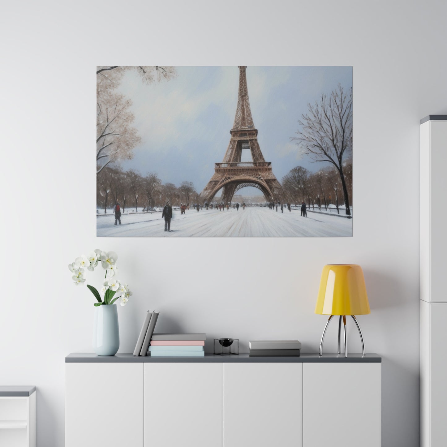 Paris France, Wall Art, Matte Canvas, Stretched, 0.75"