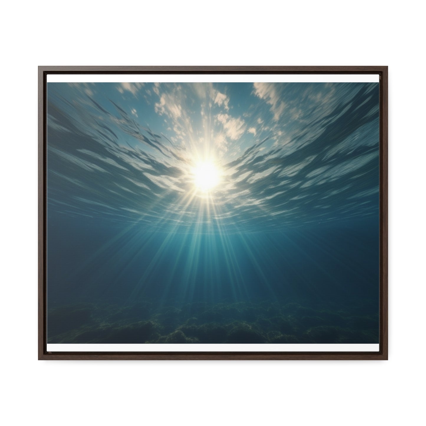 Under Water, Wall Art, Gallery Canvas Wraps, Horizontal Frame