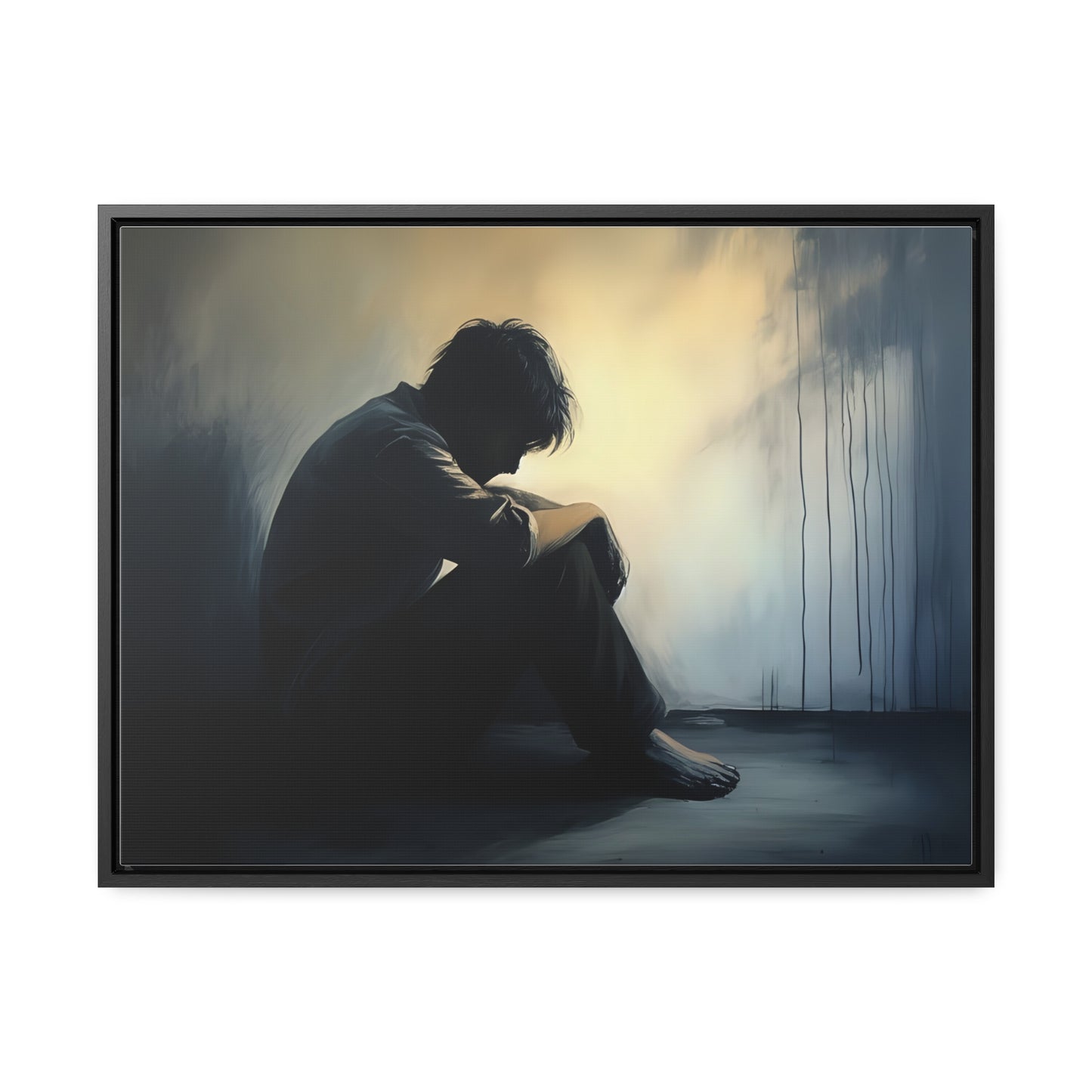 Gloomy, Wall Art, Gallery Canvas Wraps, Horizontal Frame