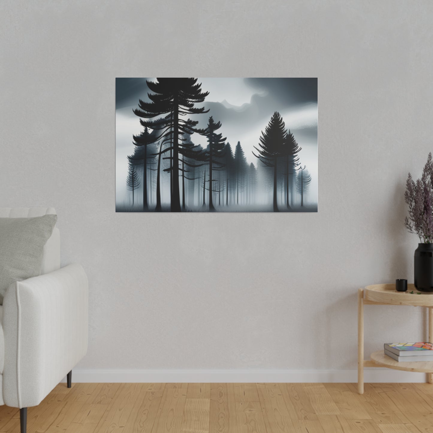 Gray day, Wall Art, Matte Canvas, Stretched, 0.75"