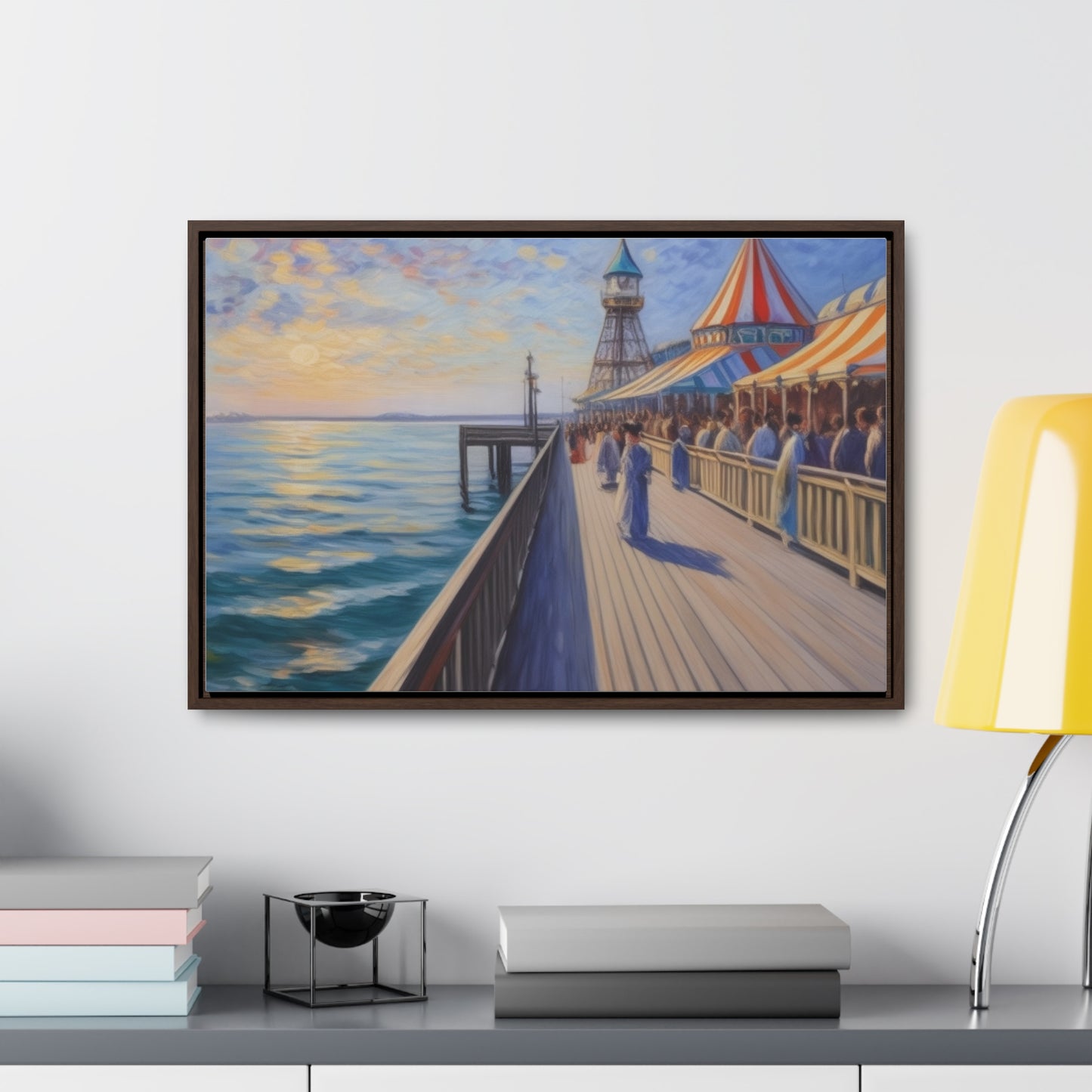 Pier, Wall Art, Gallery Canvas Wraps, Horizontal Frame