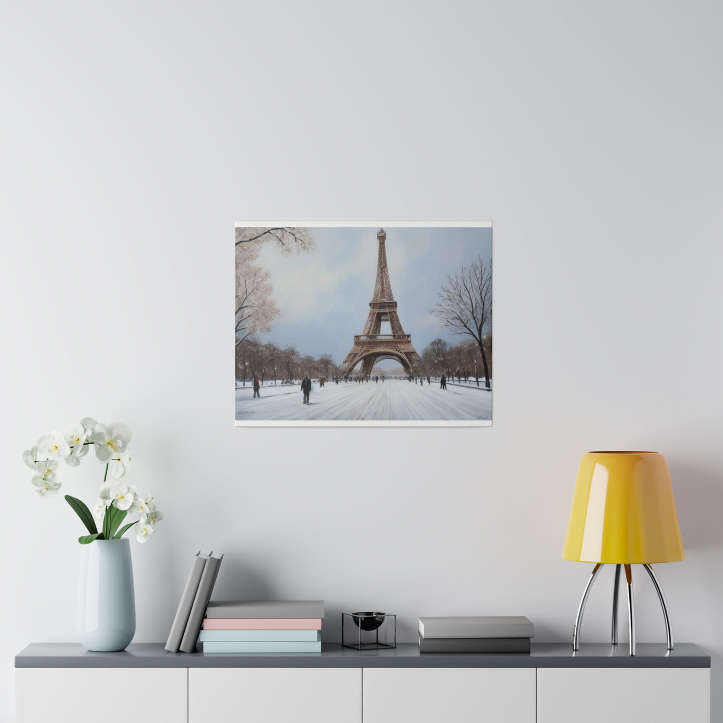 Paris France, Wall Art, Matte Canvas, Stretched, 0.75"