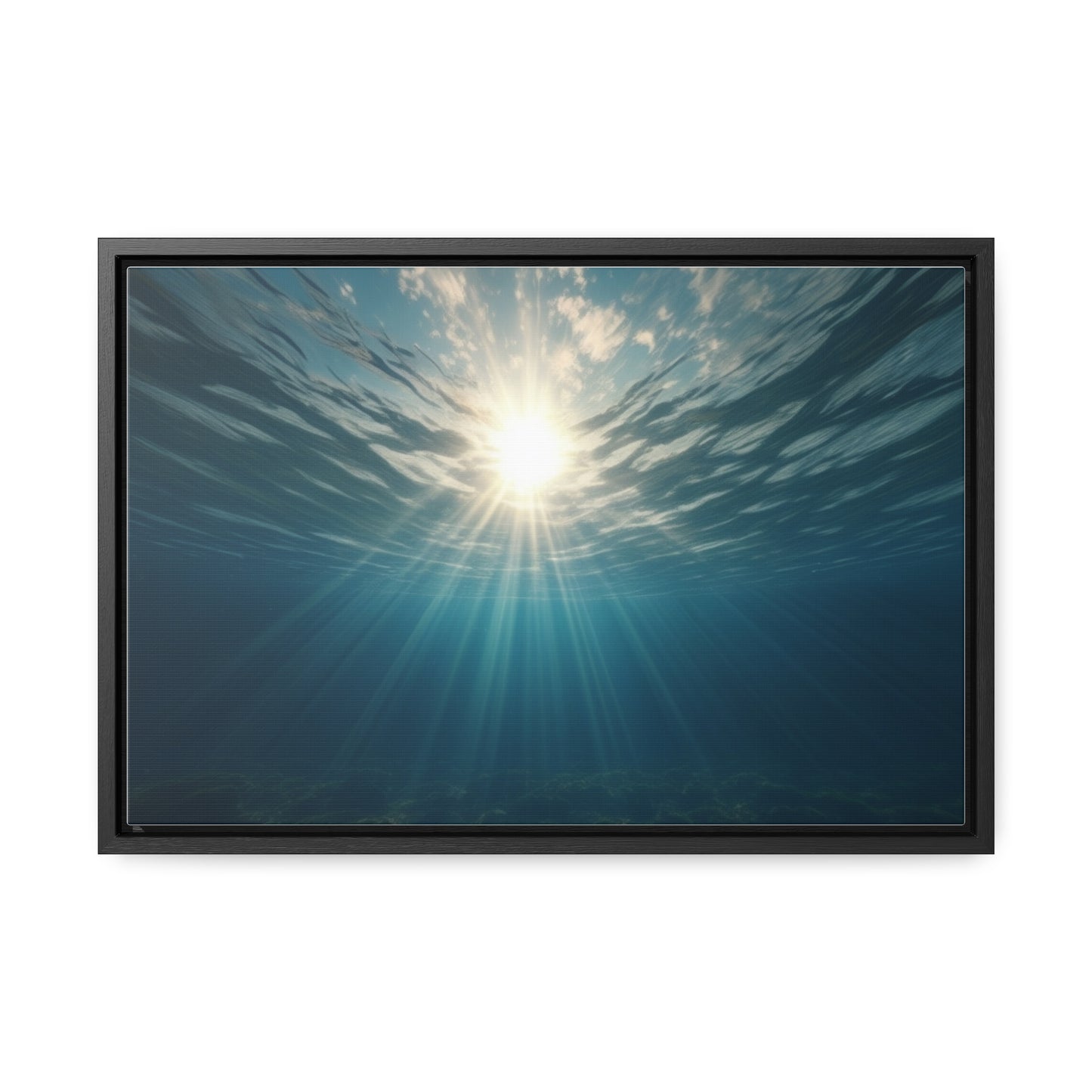 Under Water, Wall Art, Gallery Canvas Wraps, Horizontal Frame