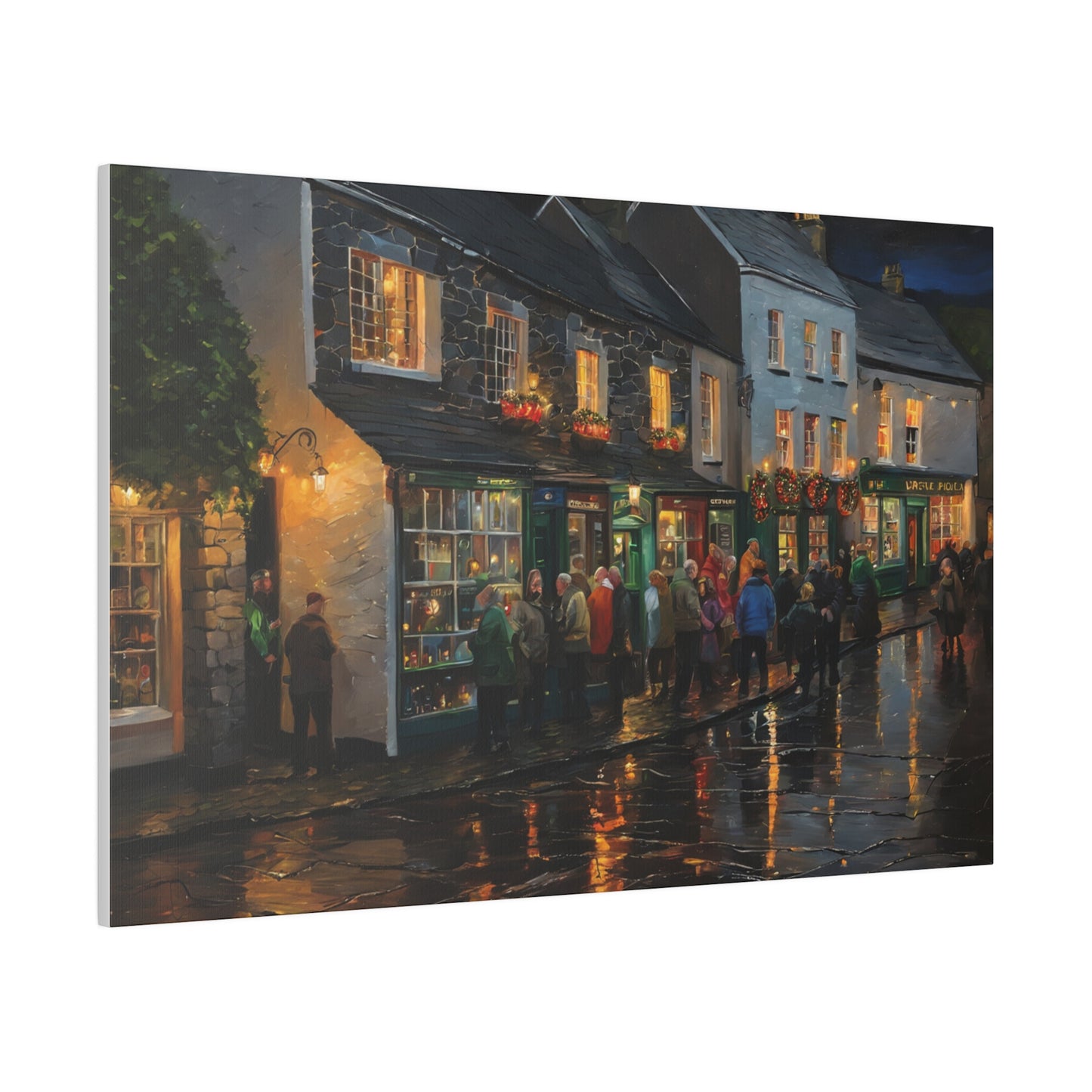 The Pub, Wall Art, Matte Canvas, Stretched, 0.75"