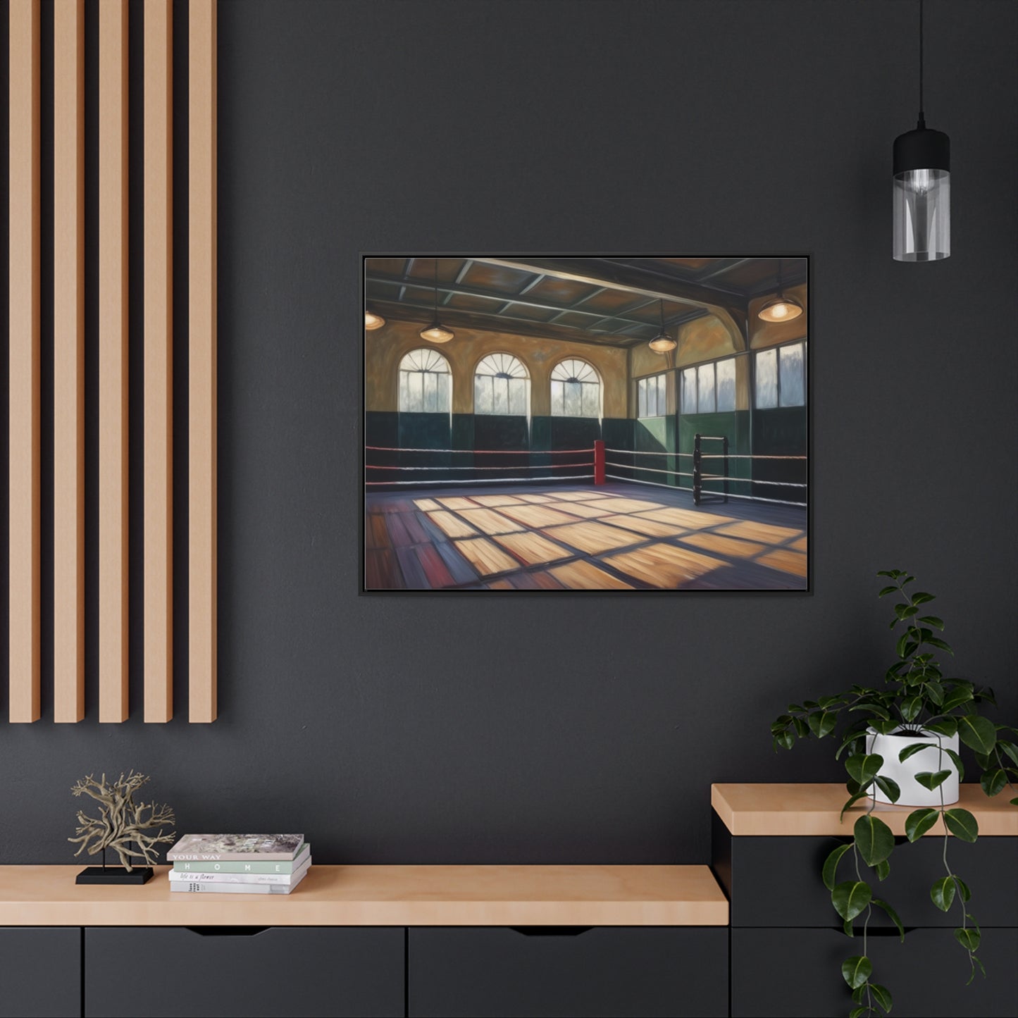 Boxing Gym, Wall Art, Gallery Canvas Wraps, Horizontal Frame