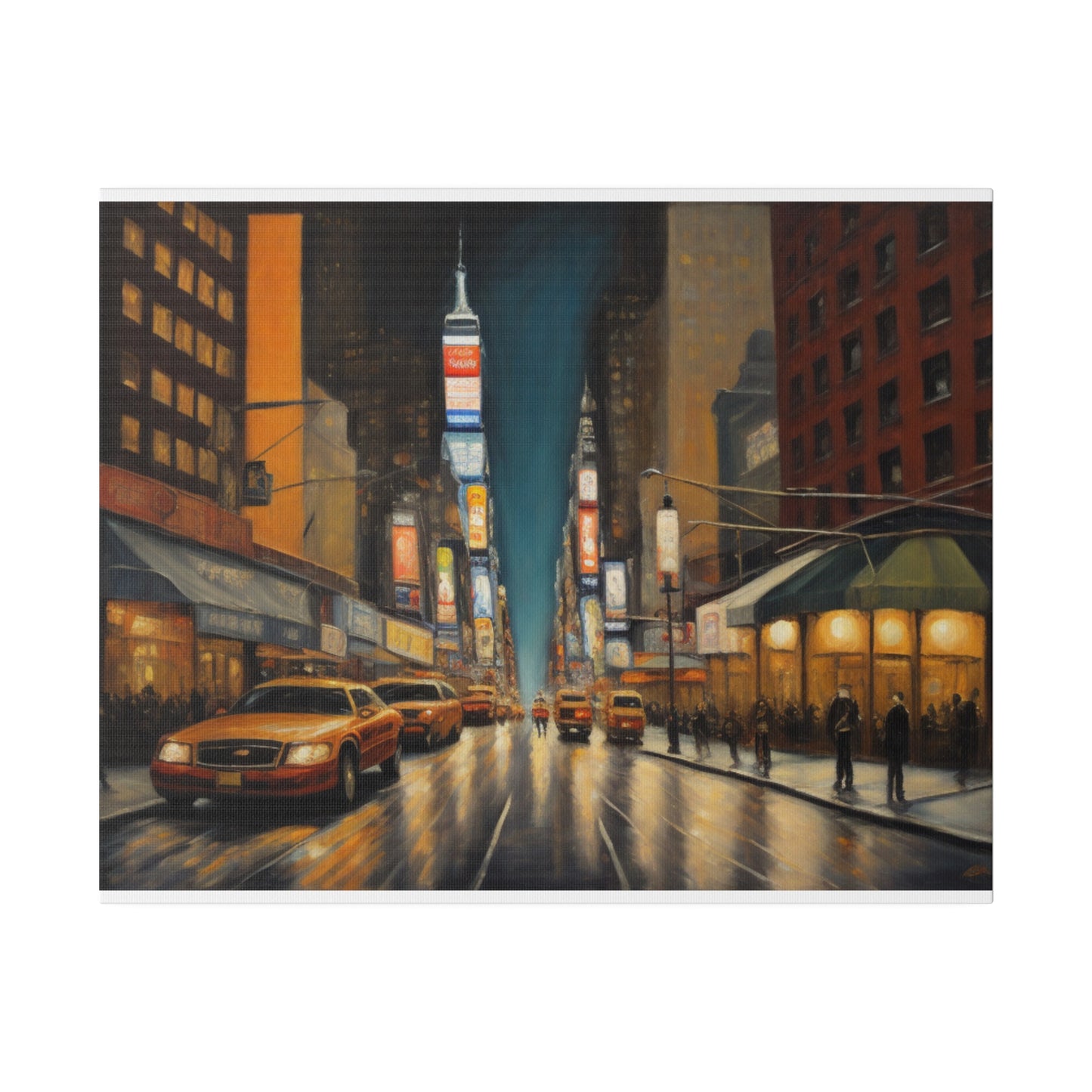 The City, Wall Art, Matte Canvas, Stretched, 0.75"