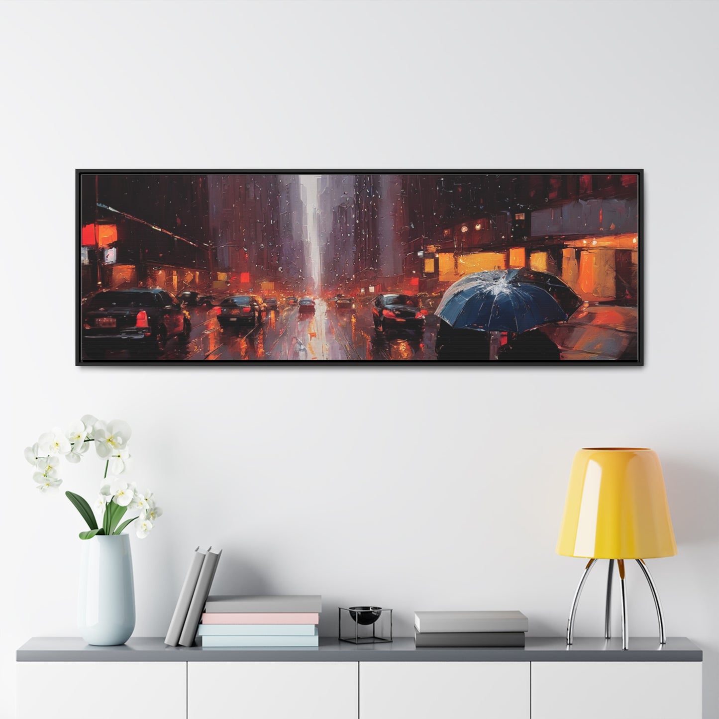 City Streets, Wall Art, Gallery Canvas Wraps, Horizontal Frame