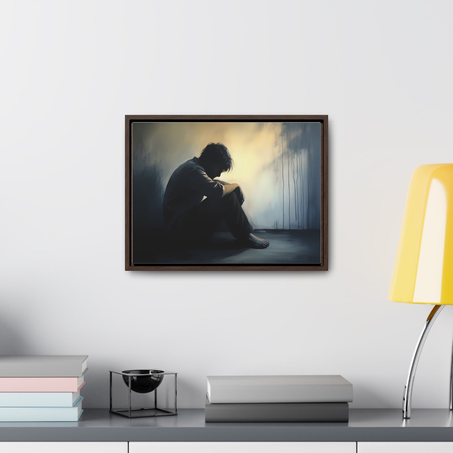 Gloomy, Wall Art, Gallery Canvas Wraps, Horizontal Frame