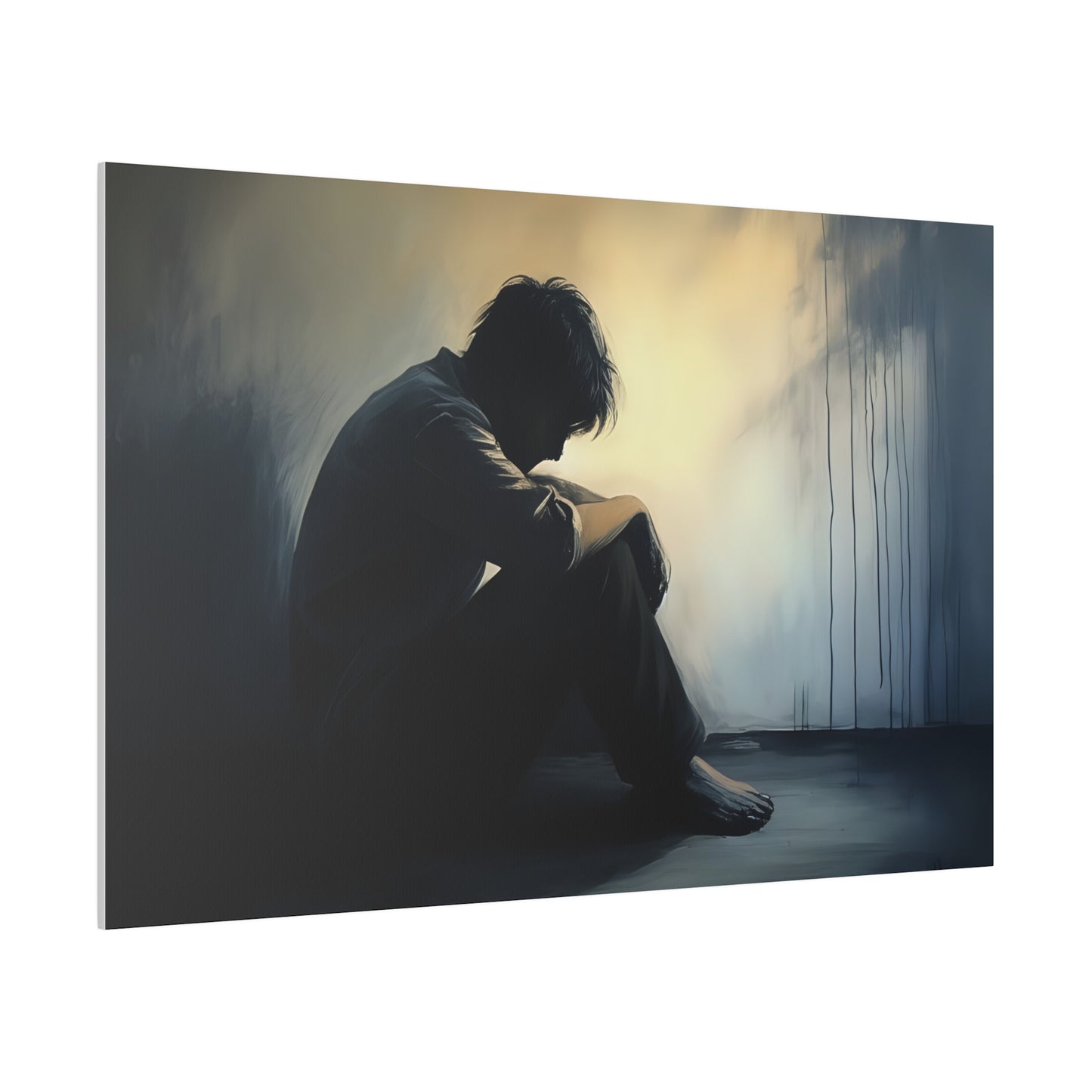 Gloomy, Wall Art, Matte Canvas, Stretched, 0.75"