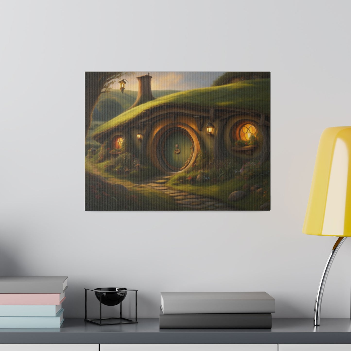 Hobbiton, Wall Art, Matte Canvas, Stretched, 0.75"