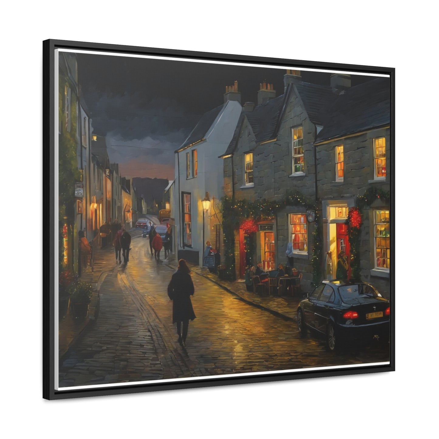 Calm Town, Wall Art, Gallery Canvas Wraps, Horizontal Frame