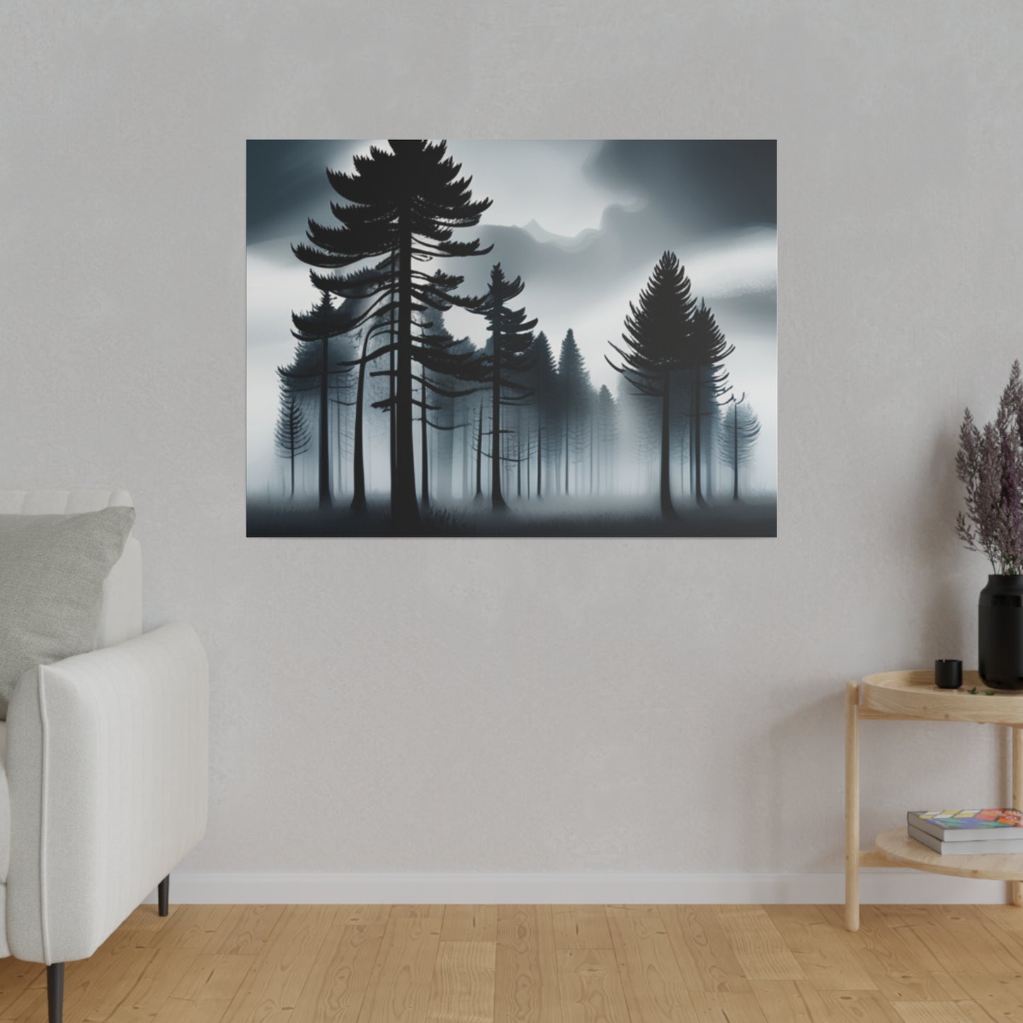 Gray day, Wall Art, Matte Canvas, Stretched, 0.75"