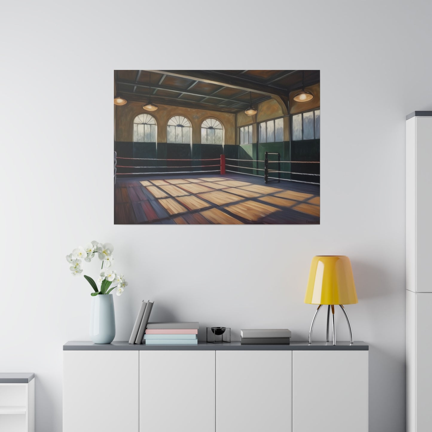 Boxing Gym, Wall ArtMatte Canvas, Stretched, 0.75"