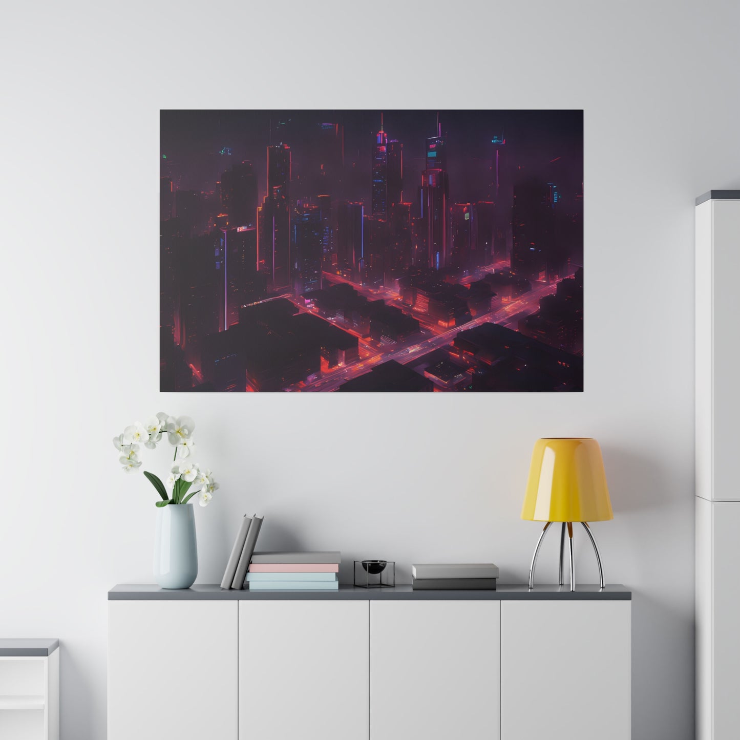 Neon lights, Wall Art, Matte Canvas, Stretched, 0.75"