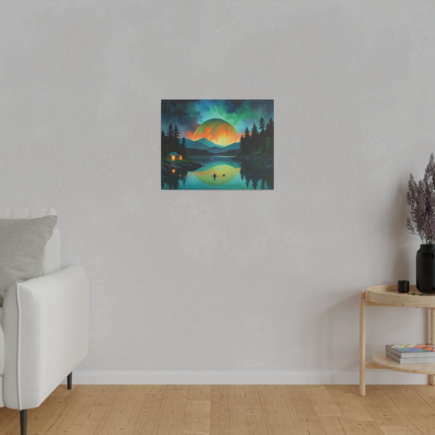 The Moon Tonight, Wall Art, Matte Canvas, Stretched, 0.75"