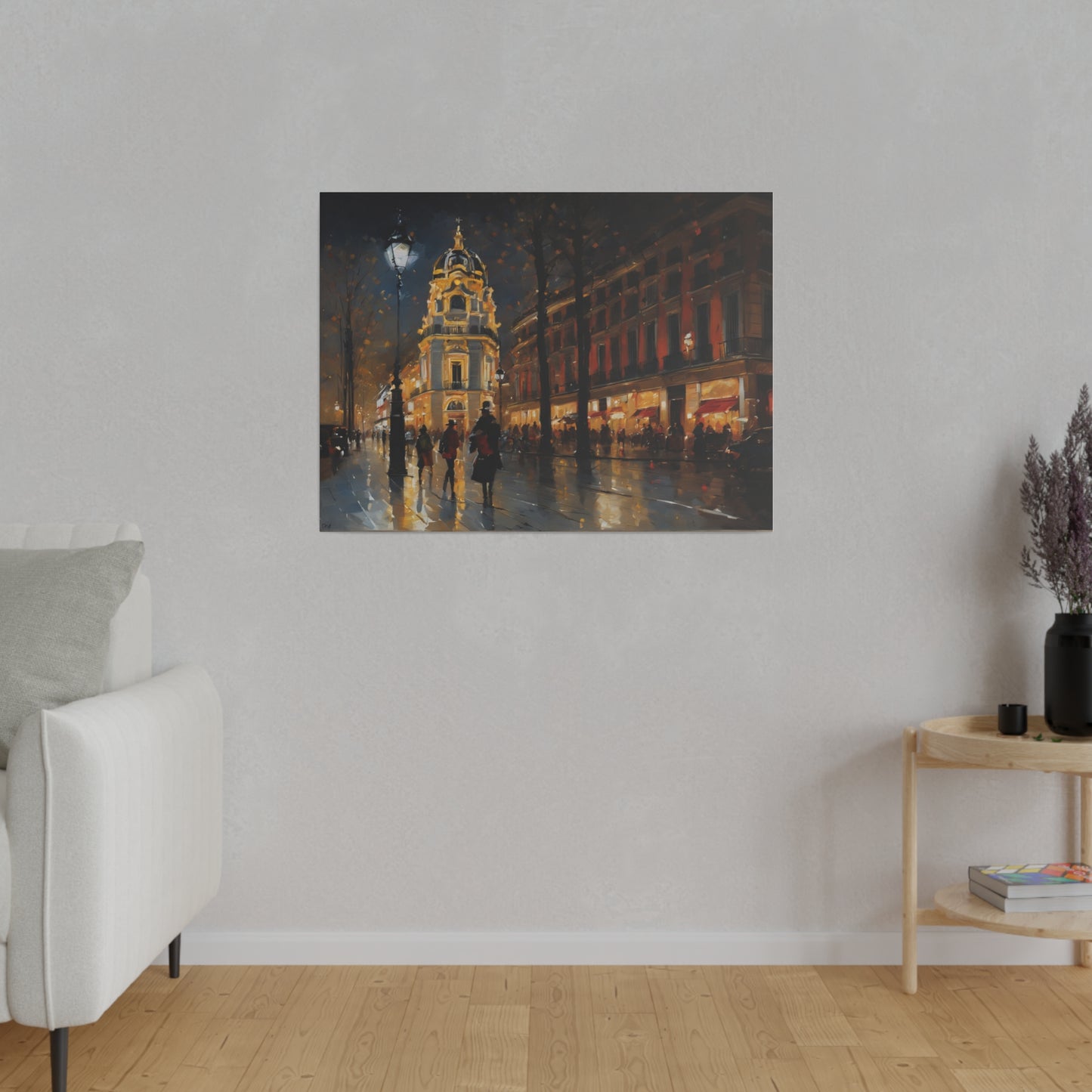 Town Center, Wall Art, Matte Canvas, Stretched, 0.75"