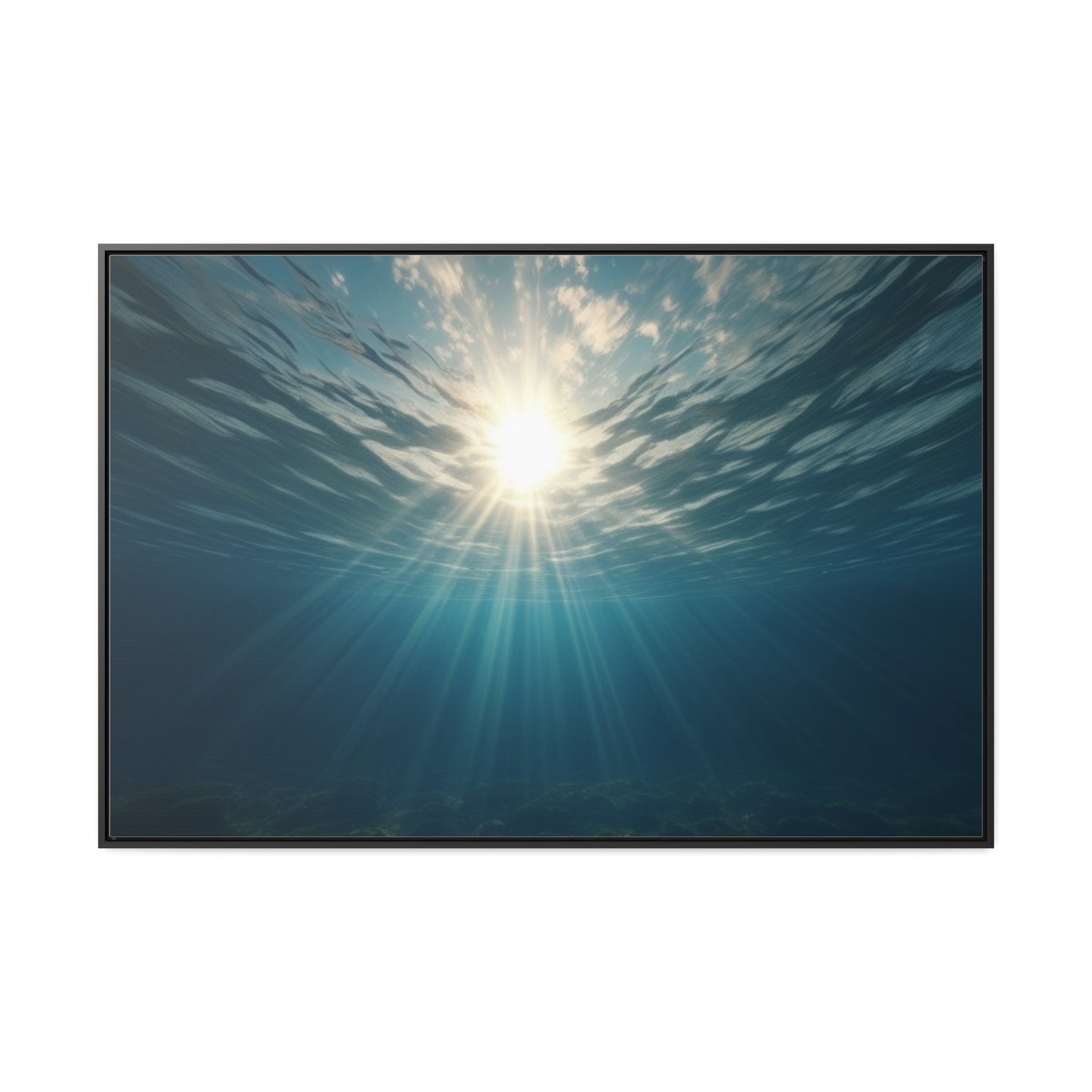 Under Water, Wall Art, Gallery Canvas Wraps, Horizontal Frame