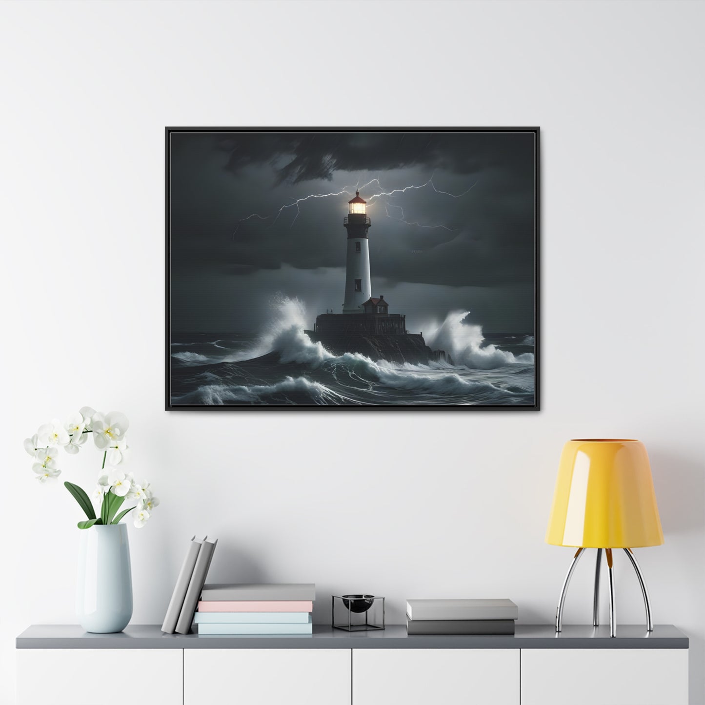 Light House, Wall Art, Gallery Canvas Wraps, Horizontal Frame