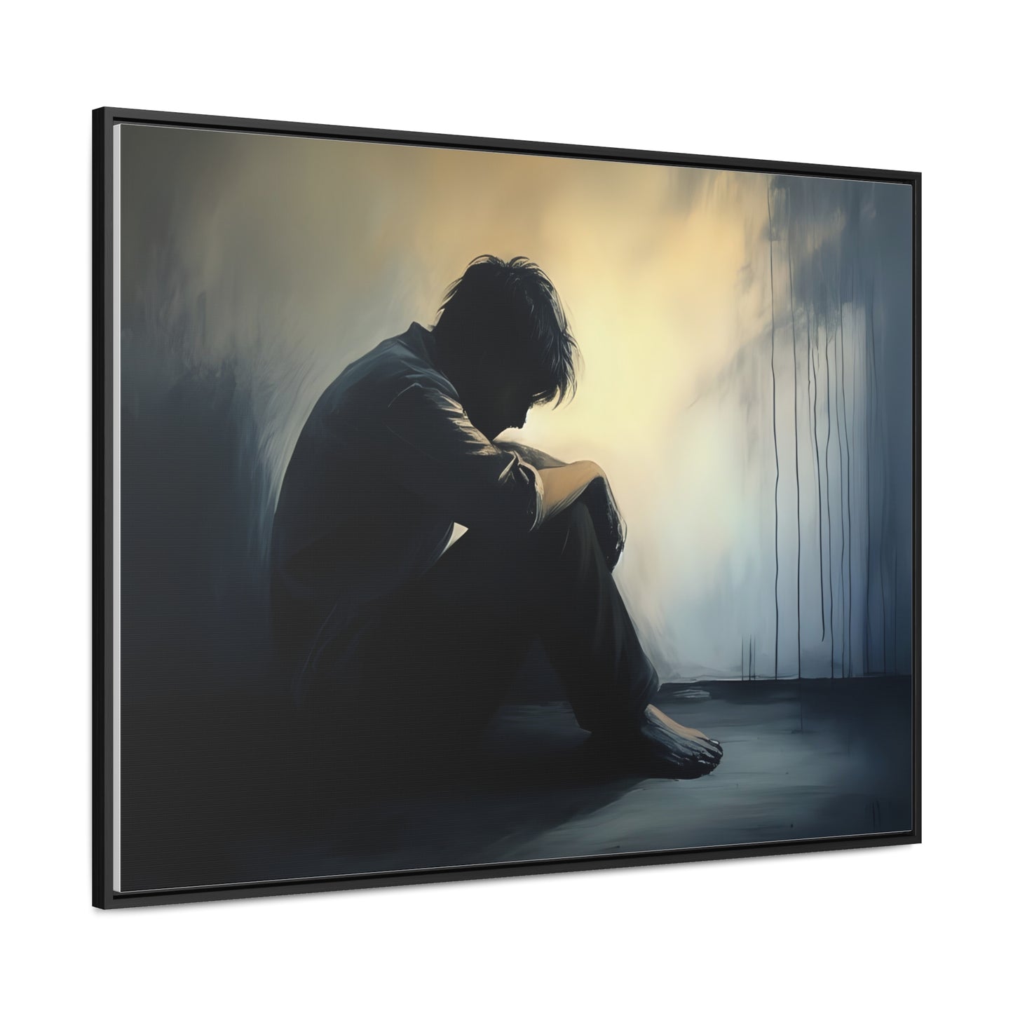 Gloomy, Wall Art, Gallery Canvas Wraps, Horizontal Frame