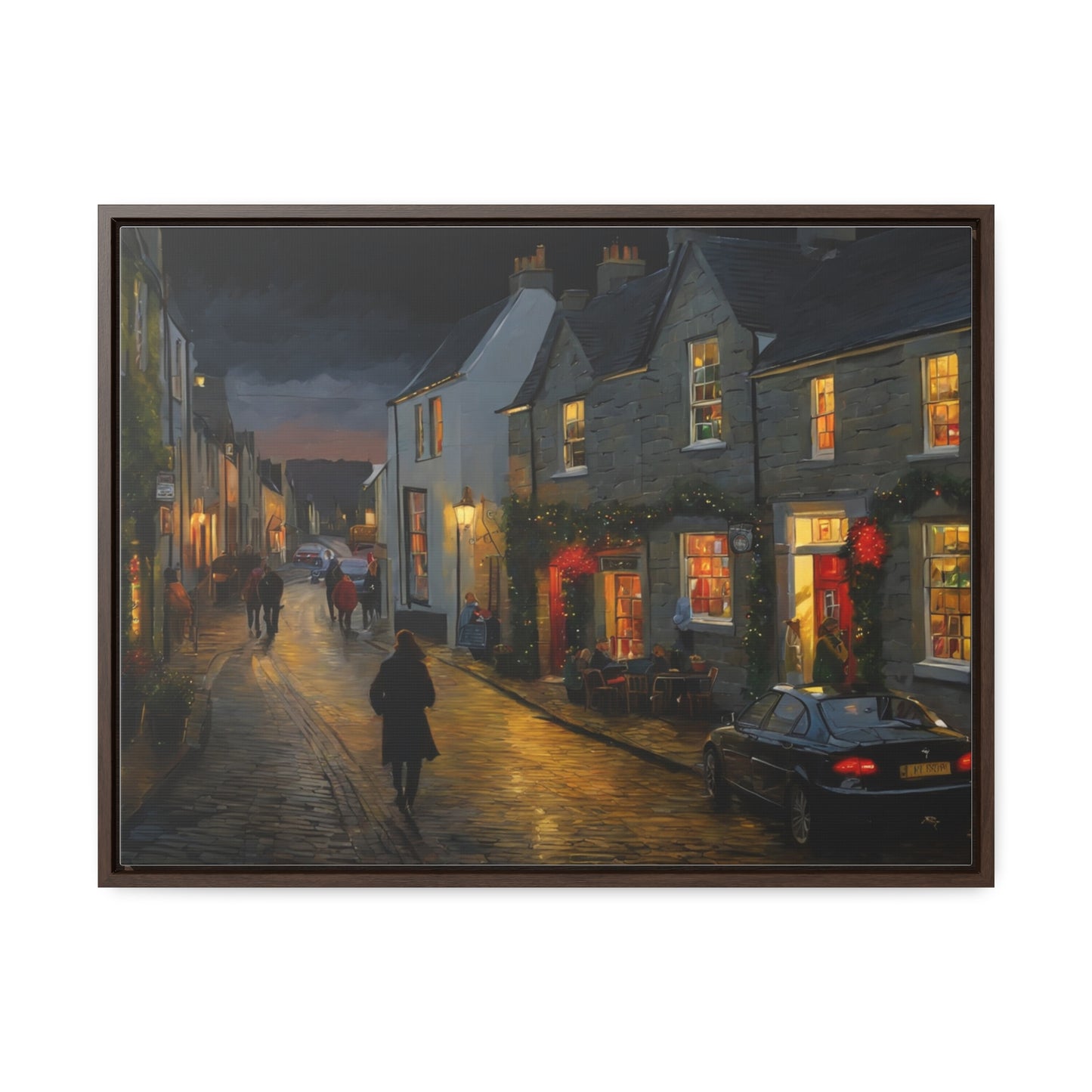 Calm Town, Wall Art, Gallery Canvas Wraps, Horizontal Frame