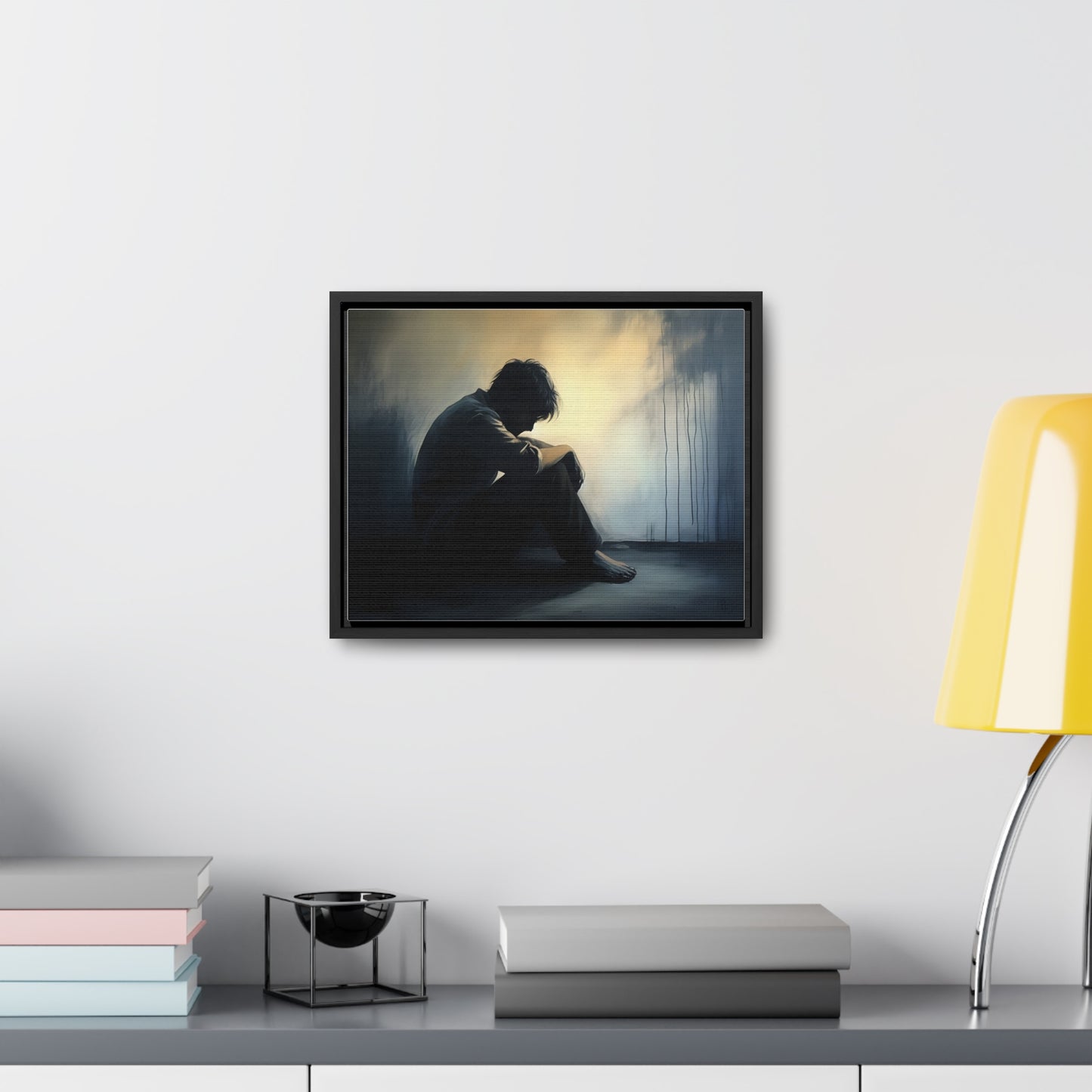 Gloomy, Wall Art, Gallery Canvas Wraps, Horizontal Frame