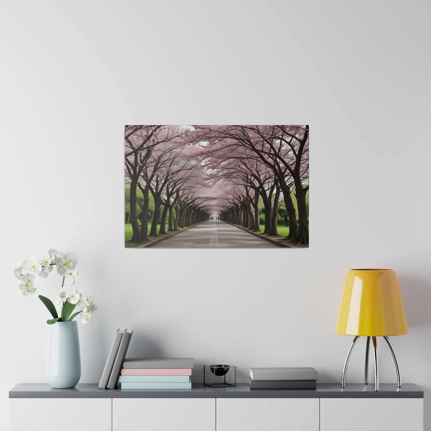 Cherry Blossoms, Wall Art, Matte Canvas, Stretched, 0.75"