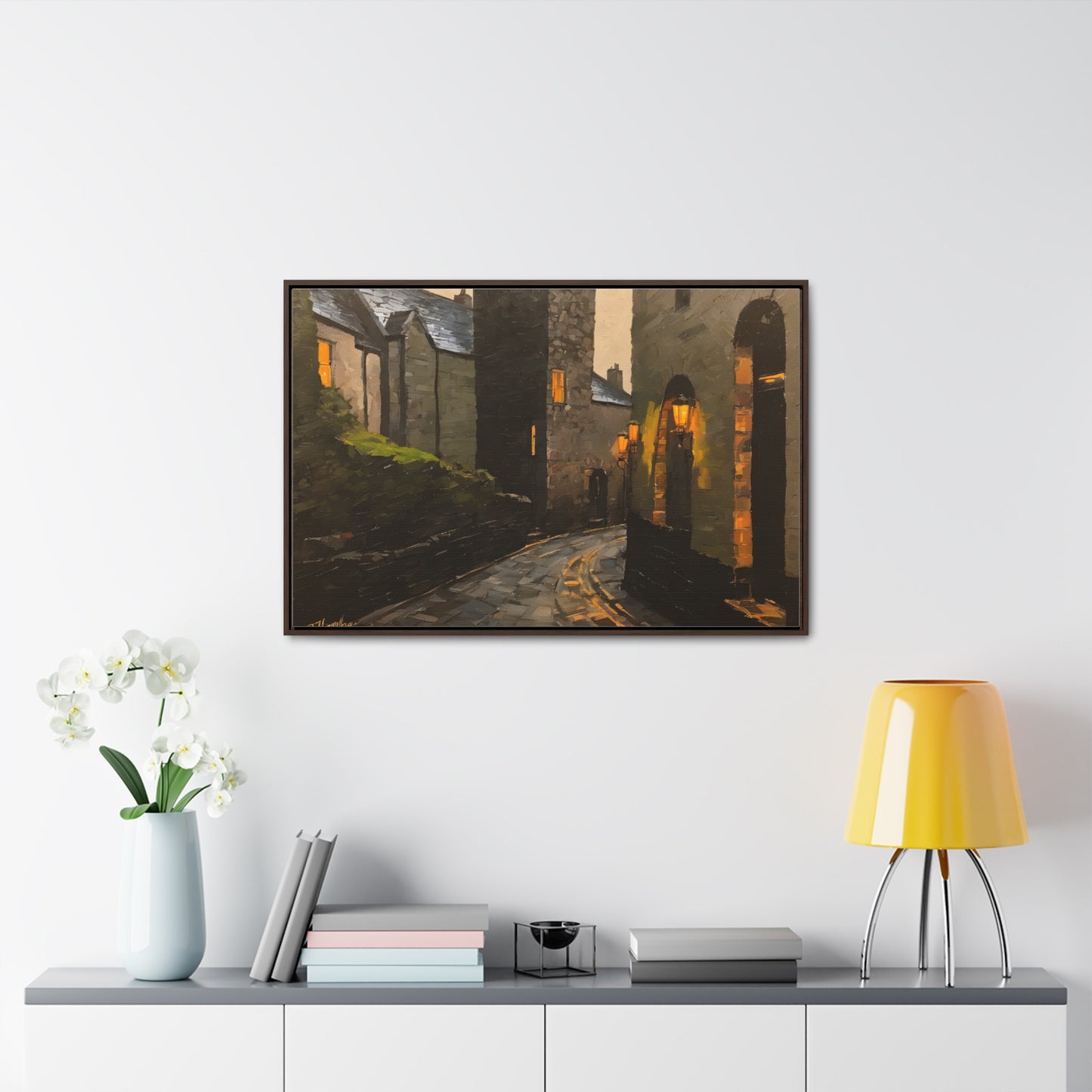 Walk the streets, Wall Art, Gallery Canvas Wraps, Horizontal Frame