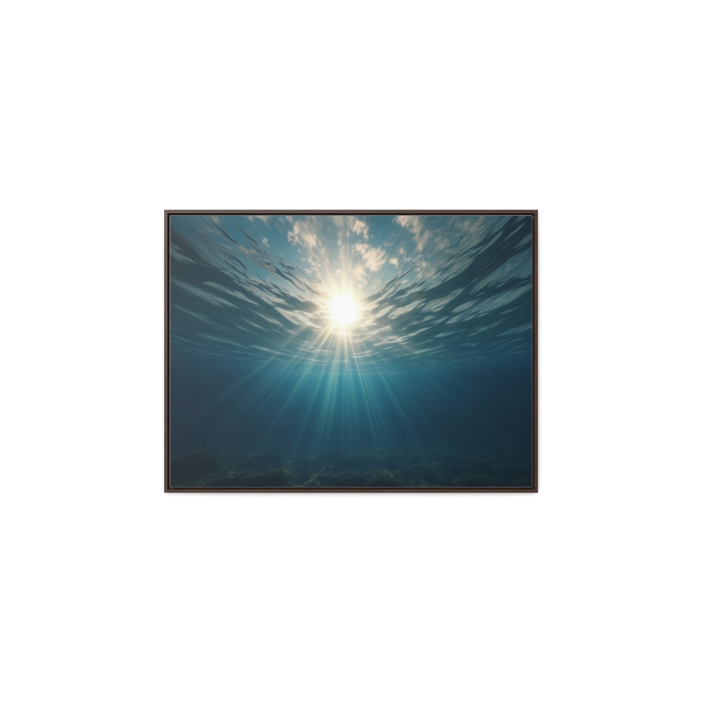 Under Water, Wall Art, Gallery Canvas Wraps, Horizontal Frame