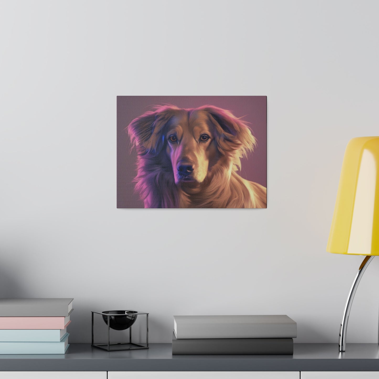 Dog, Wall Art, Matte Canvas, Stretched, 0.75"