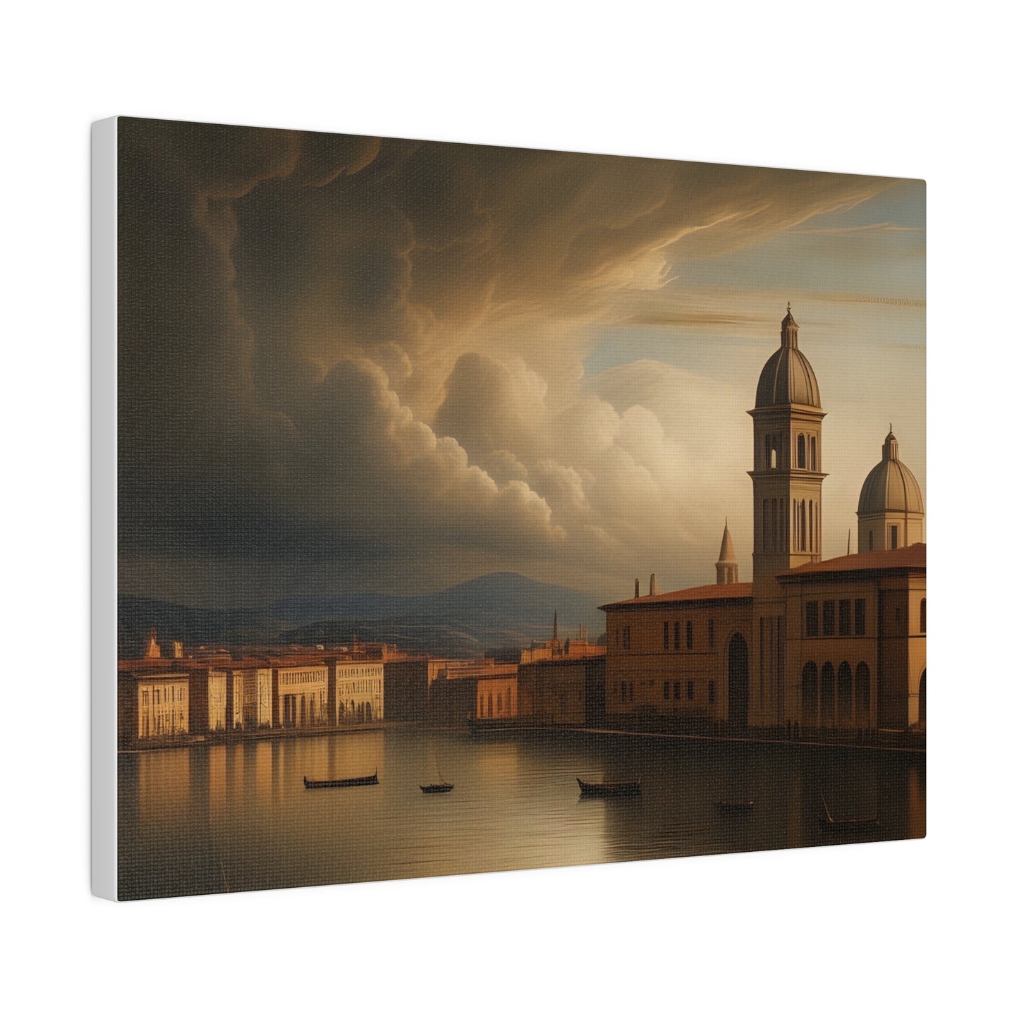 Wall Art, Canal, Matte Canvas, Stretched, 0.75"