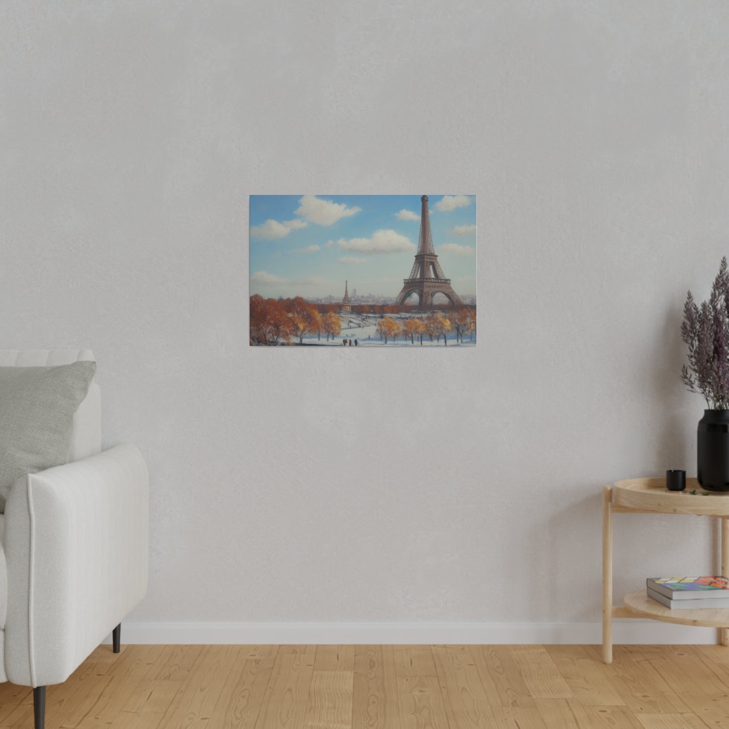 Eiffel Tower, Wall Art, Matte Canvas, Stretched, 0.75"