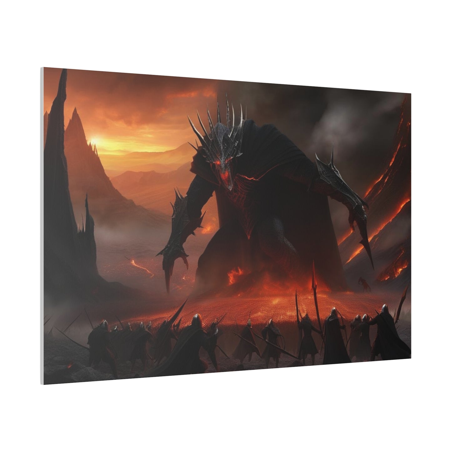 Lord Of The Rings, Morgoth, Wall Art, Matte Canvas, Stretched, 0.75"