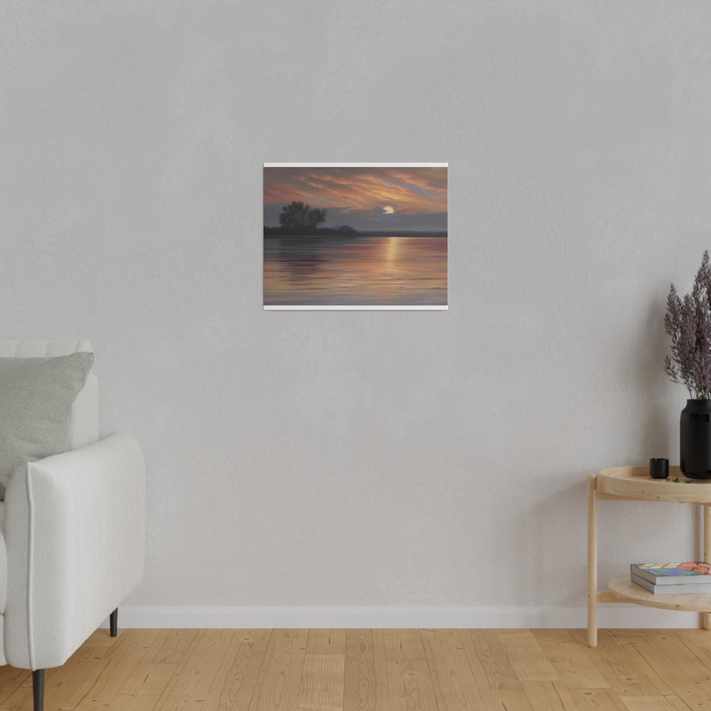 Sun Rise, Wall Art, Matte Canvas, Stretched, 0.75"