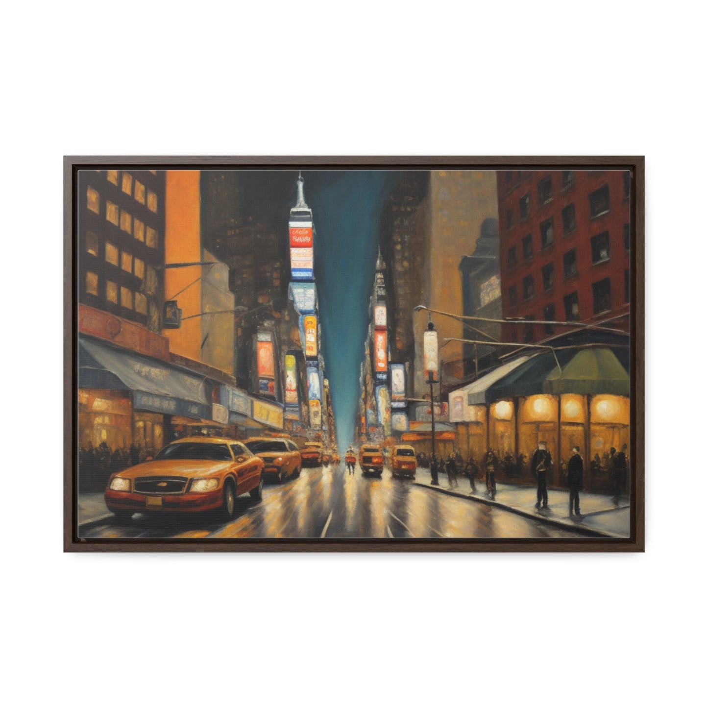 The City, Wall Art, Gallery Canvas Wraps, Horizontal Frame