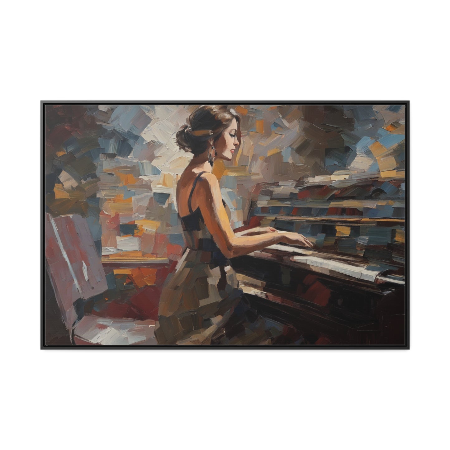 Piano, Wall Art, Gallery Canvas Wraps, Horizontal Frame