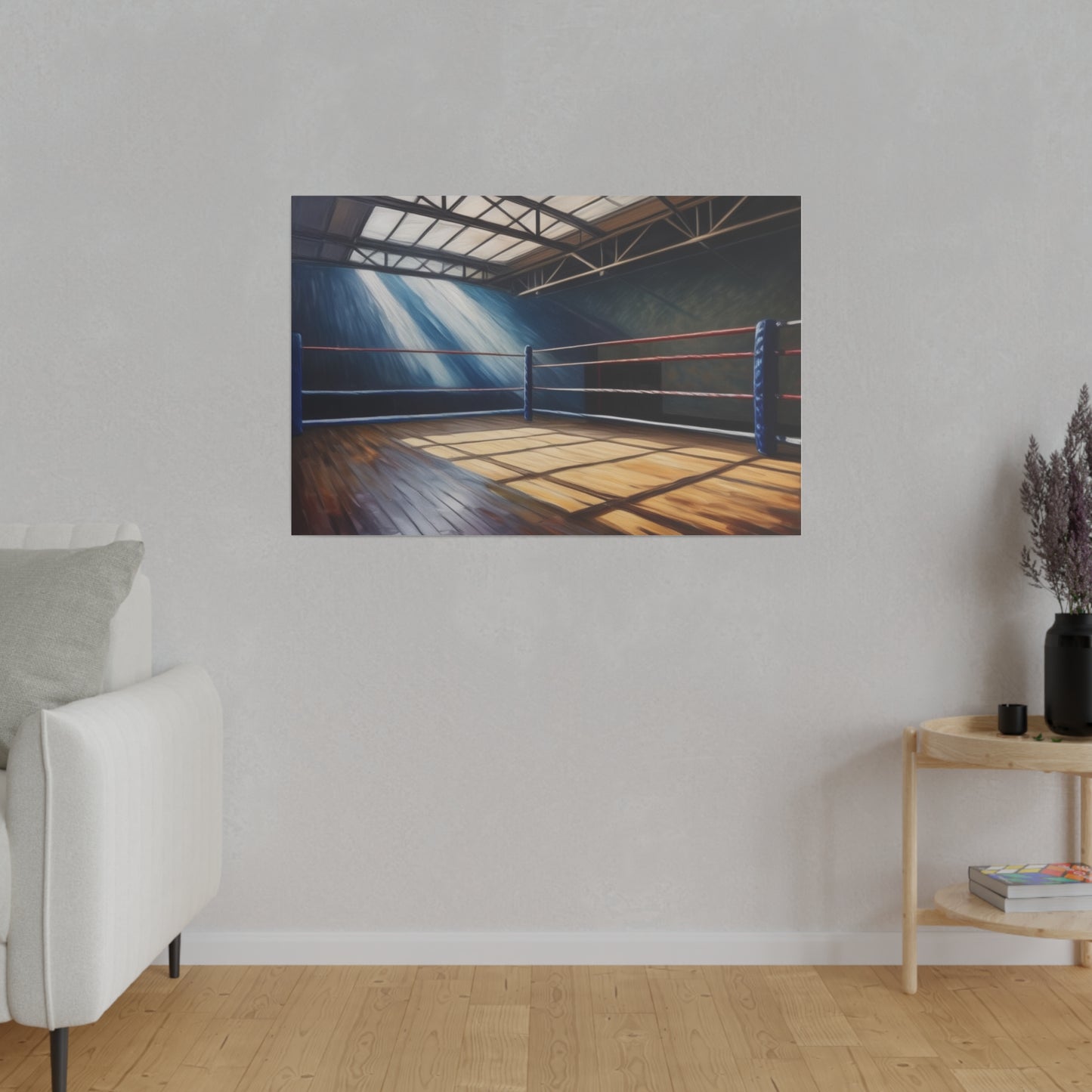 Boxing Ring, Wall Art, Matte Canvas, Stretched, 0.75"