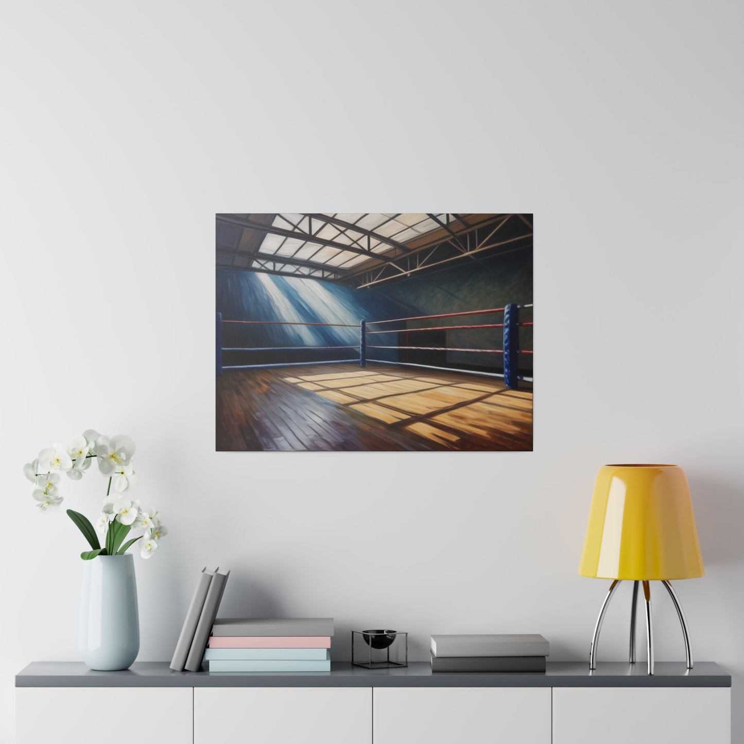 Boxing Ring, Wall Art, Matte Canvas, Stretched, 0.75"