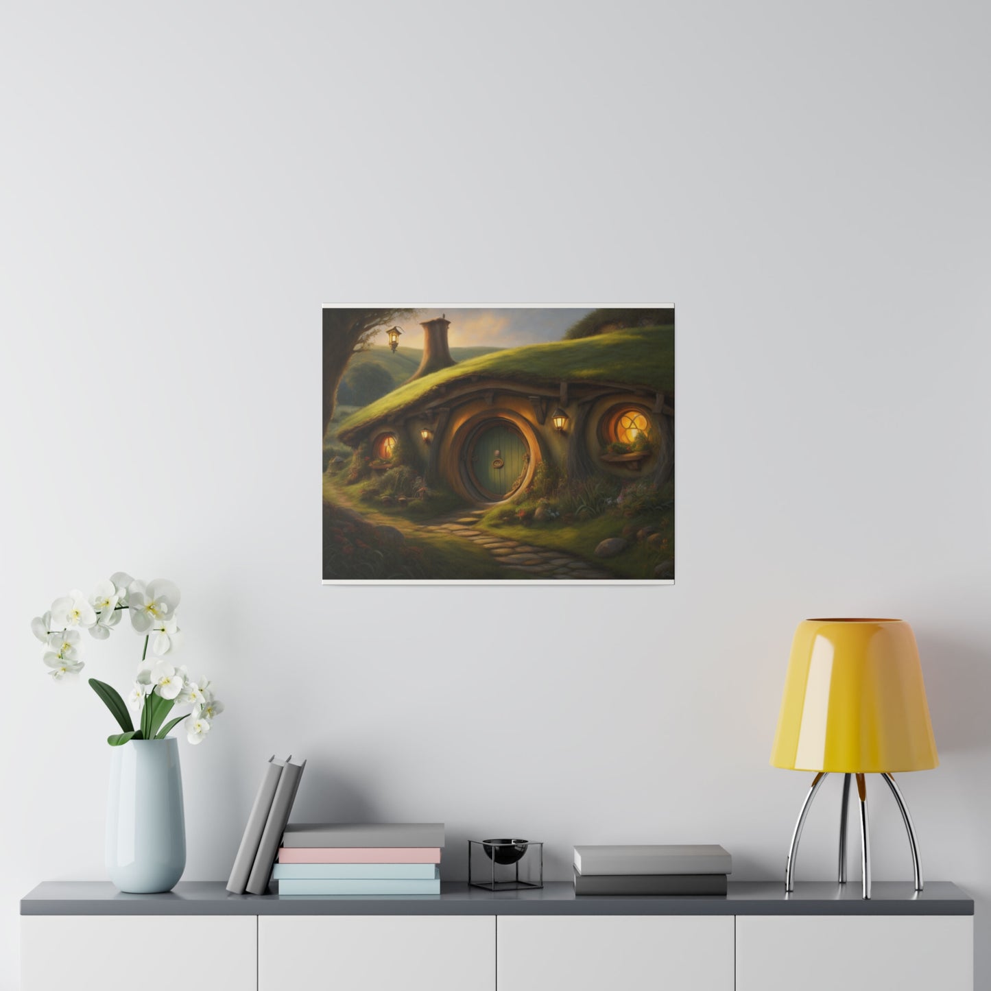 Hobbiton, Wall Art, Matte Canvas, Stretched, 0.75"