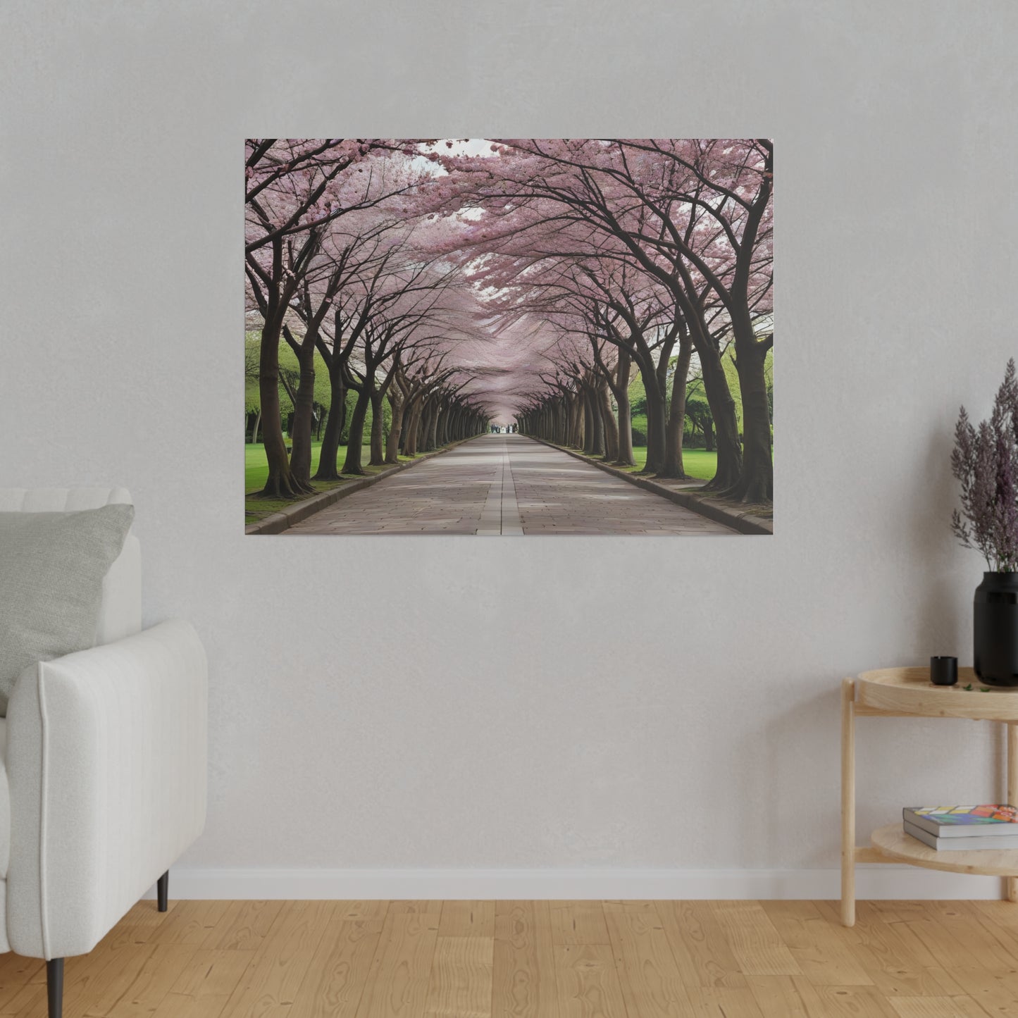 Cherry Blossoms, Wall Art, Matte Canvas, Stretched, 0.75"