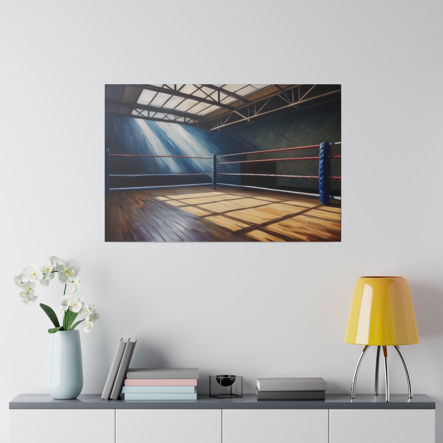 Boxing Ring, Wall Art, Matte Canvas, Stretched, 0.75"