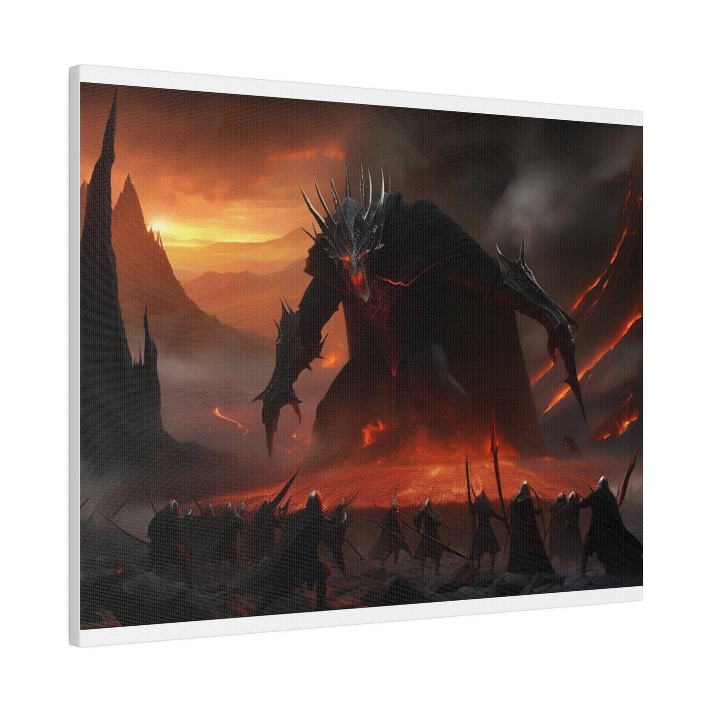 Lord Of The Rings, Morgoth, Wall Art, Matte Canvas, Stretched, 0.75"