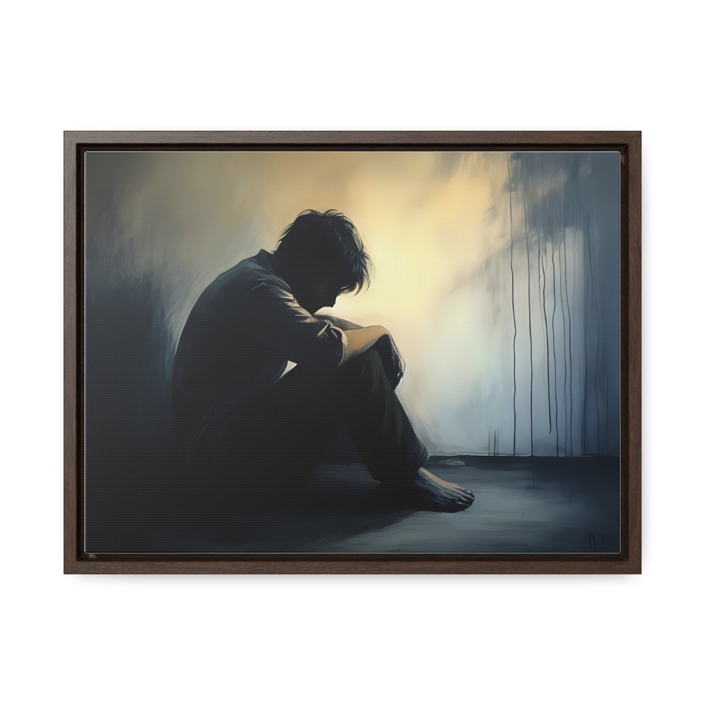 Gloomy, Wall Art, Gallery Canvas Wraps, Horizontal Frame