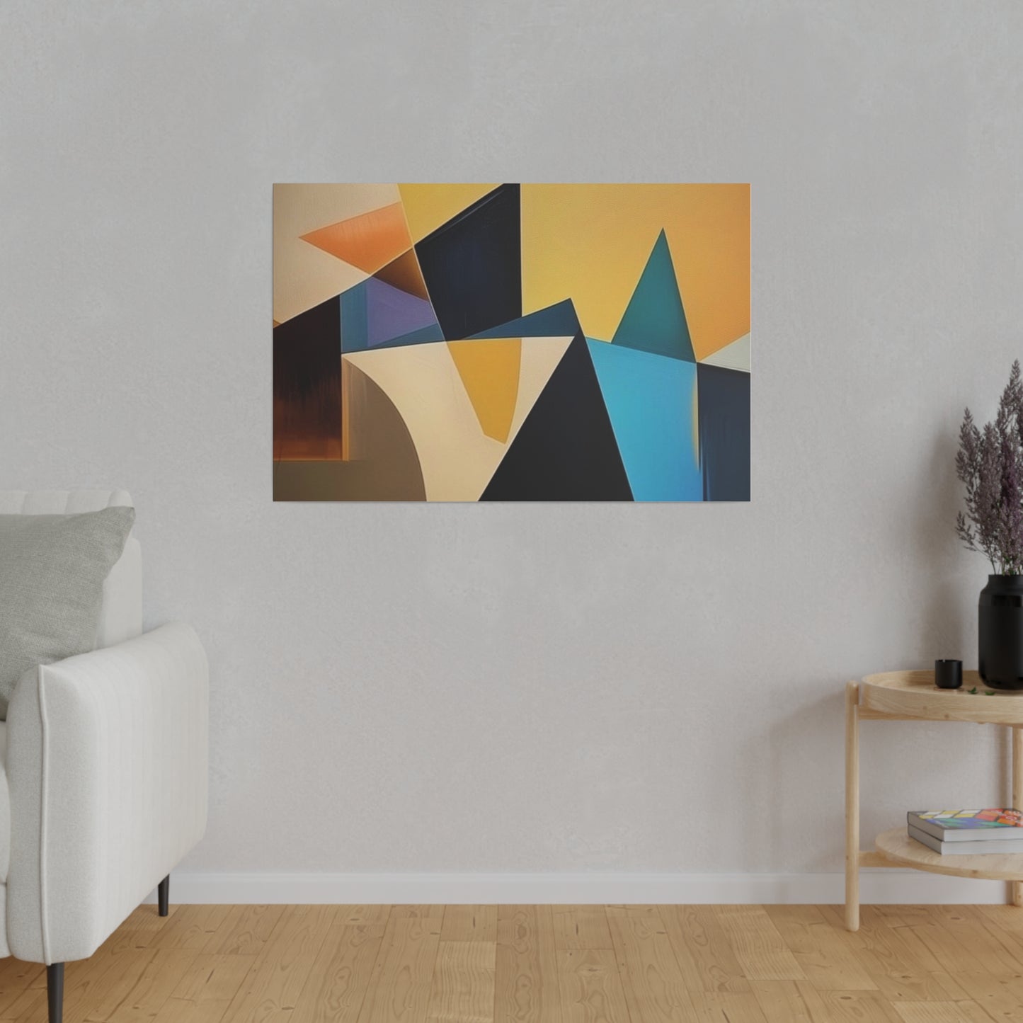 Abstract, Wall Art, Matte Canvas, Stretched, 0.75"