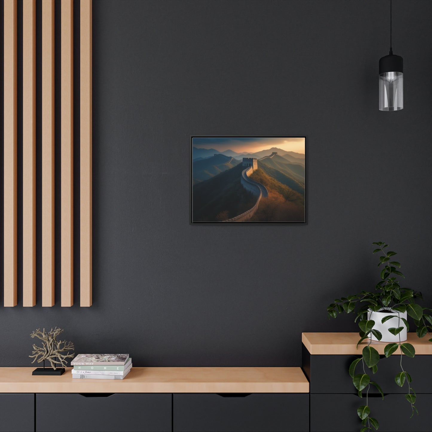 Great Wall, Wall Art,Gallery Canvas Wraps, Horizontal Frame