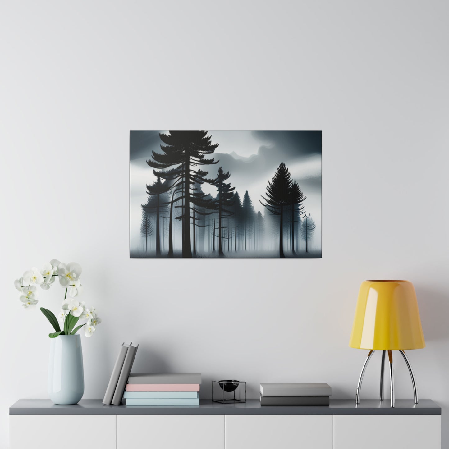 Gray day, Wall Art, Matte Canvas, Stretched, 0.75"