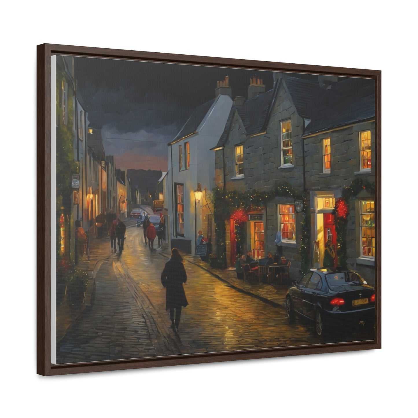 Calm Town, Wall Art, Gallery Canvas Wraps, Horizontal Frame