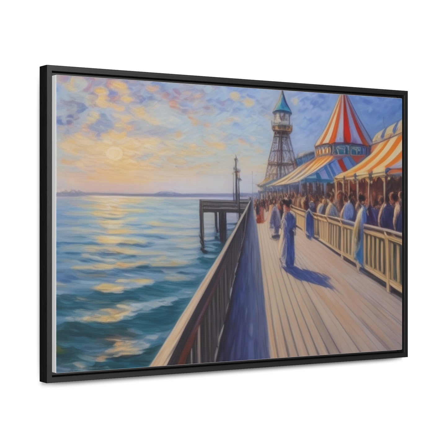 Pier, Wall Art, Gallery Canvas Wraps, Horizontal Frame