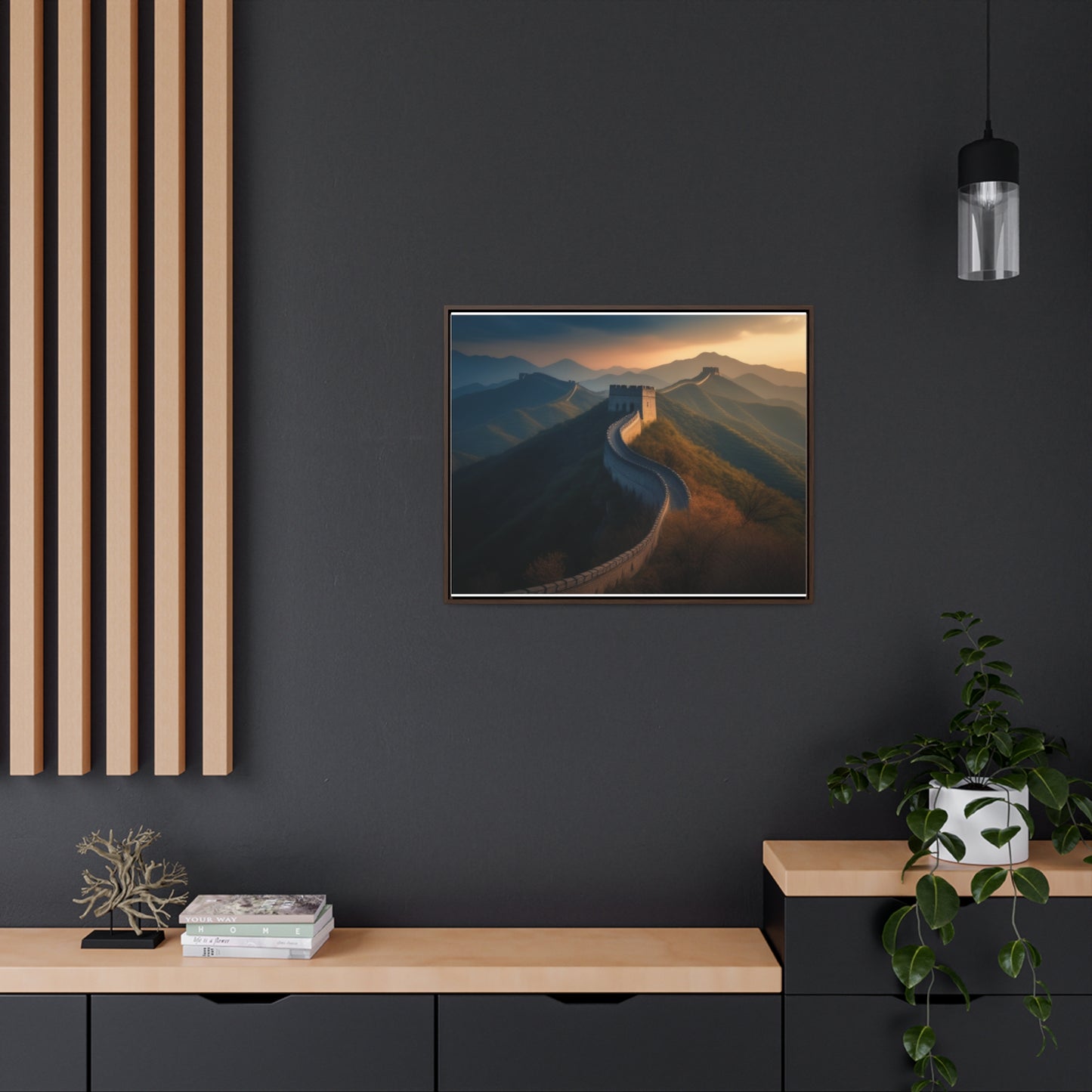 Great Wall, Wall Art,Gallery Canvas Wraps, Horizontal Frame