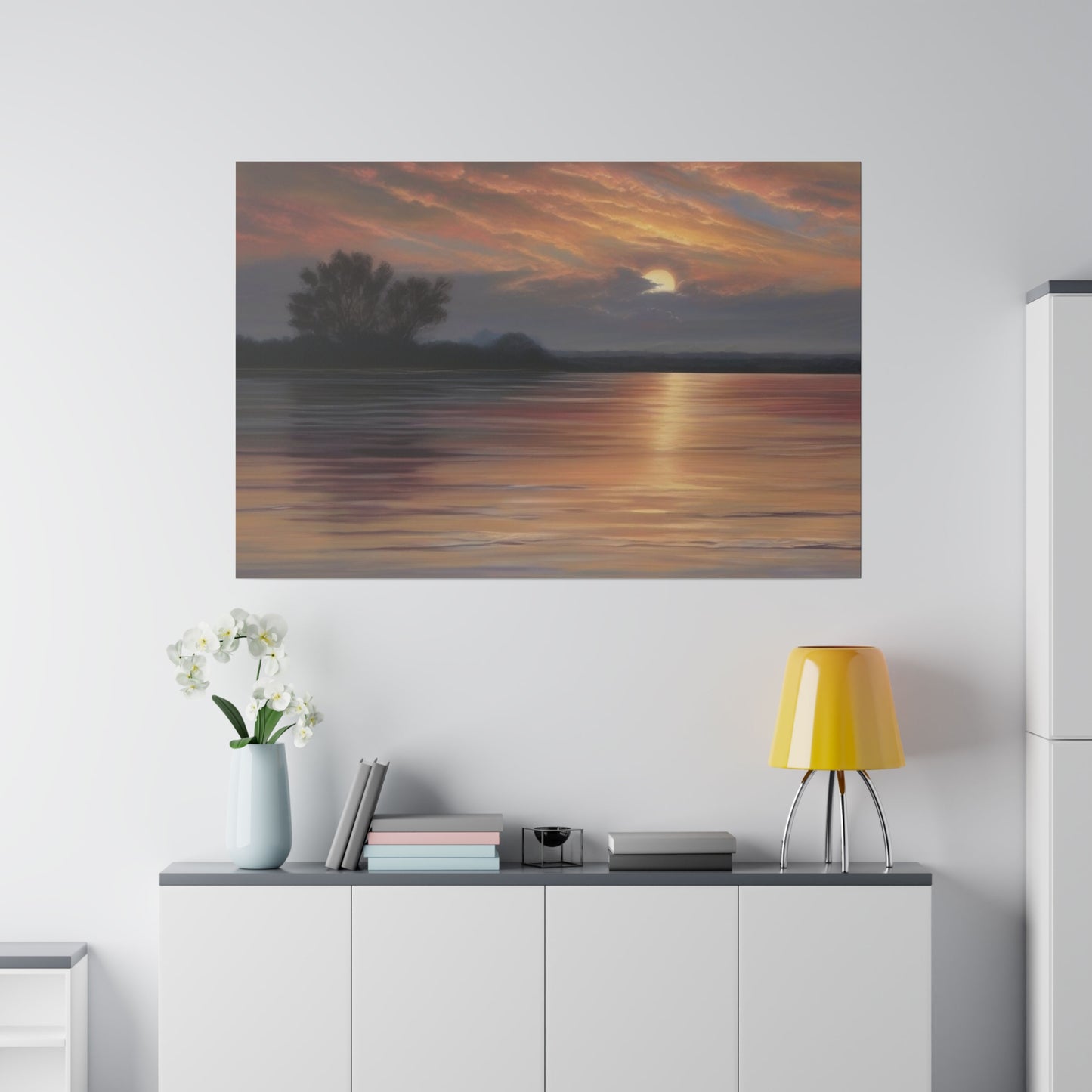 Sun Rise, Wall Art, Matte Canvas, Stretched, 0.75"