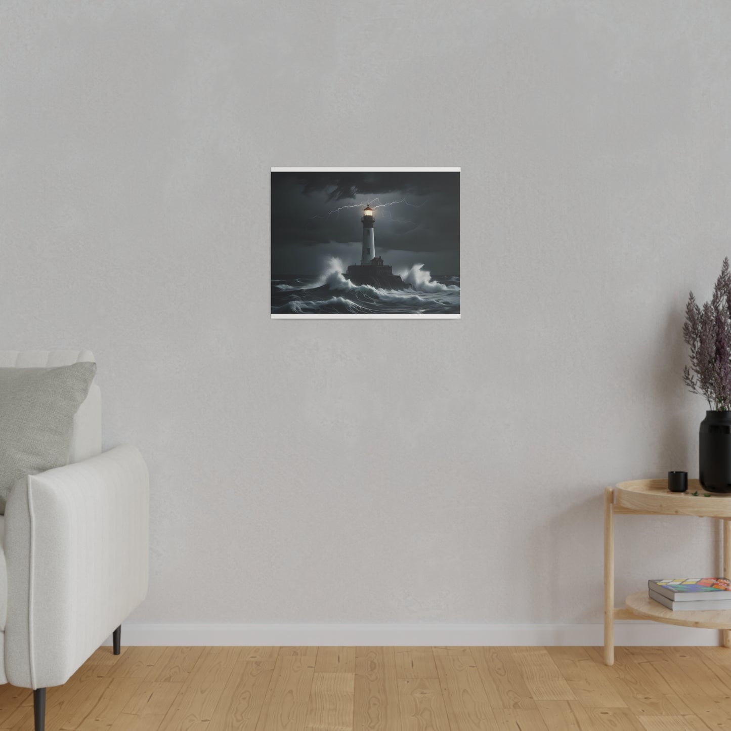 The light house, Wall Art, Matte Canvas, Stretched, 0.75"